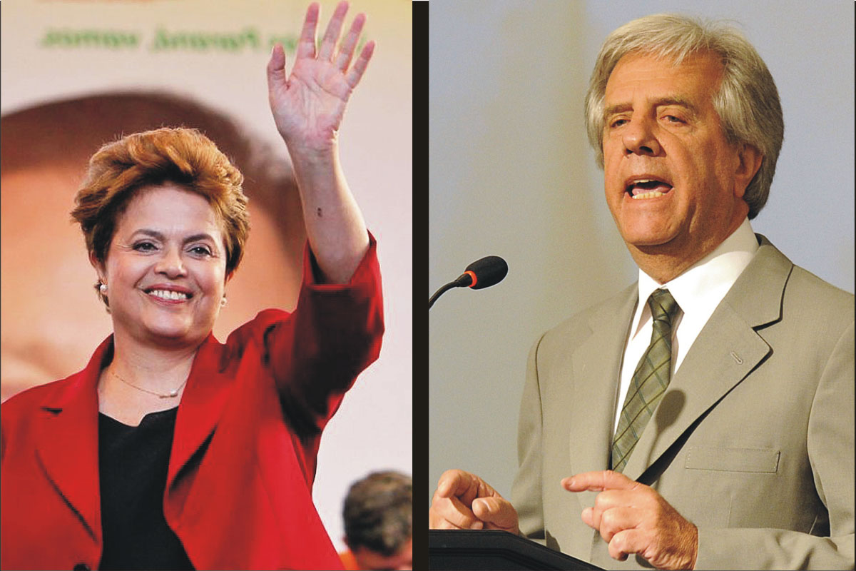 Dilma en Brasil y Tabaré en Uruguay, llamaron al diálogo después de sus triunfos