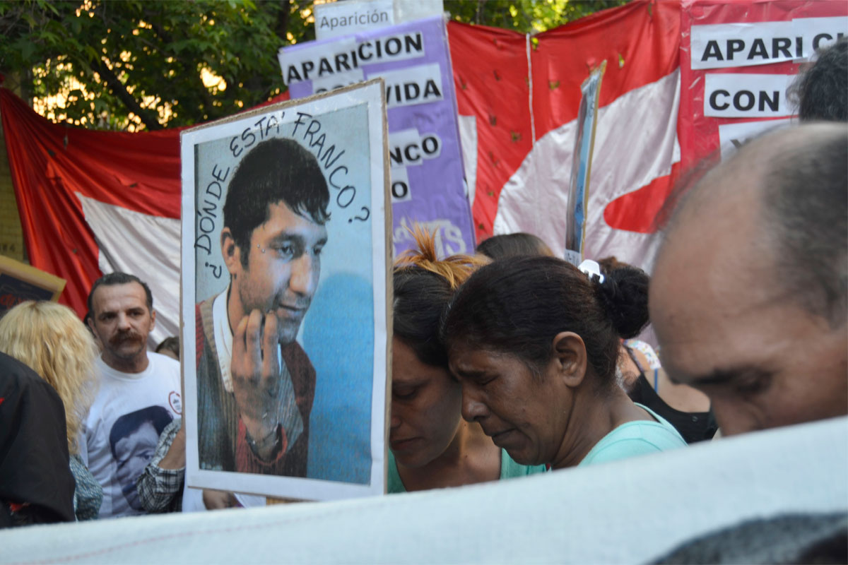 «A mi hijo lo mató la policía», afirmó la madre de Franco Casco