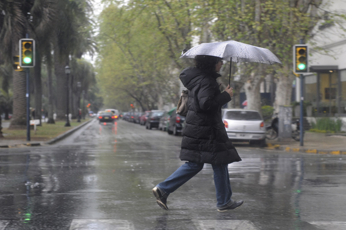 El mal tiempo llegó a Rosario