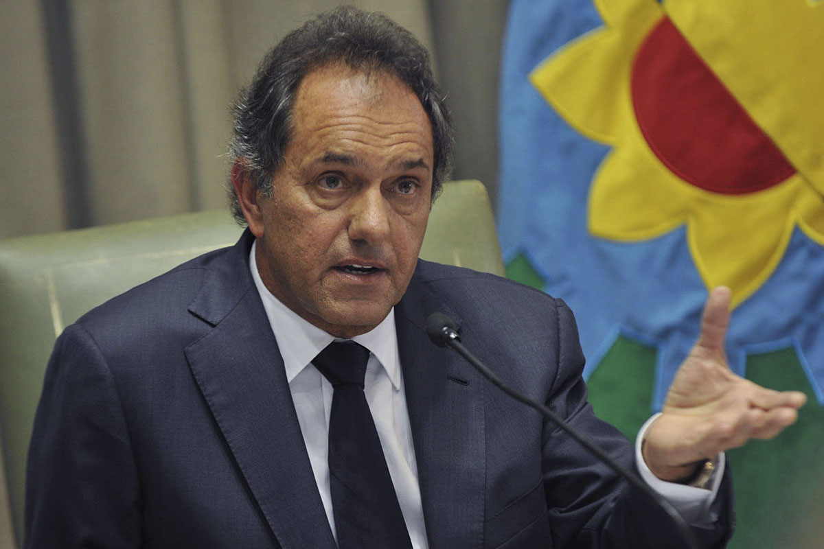 Scioli: «El elector antigobierno prefiere a Macri antes que a Massa»