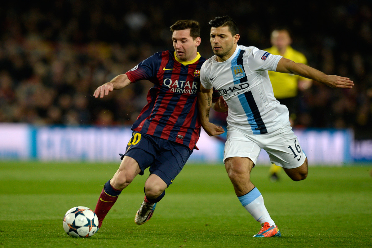 Messi y Agüero, el gran duelo de lo que viene en la Champions
