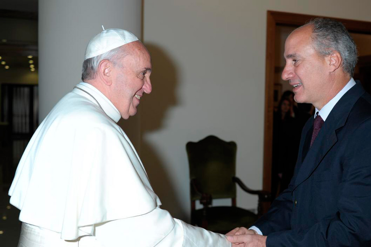 El Papa despidió al embajador de Argentina