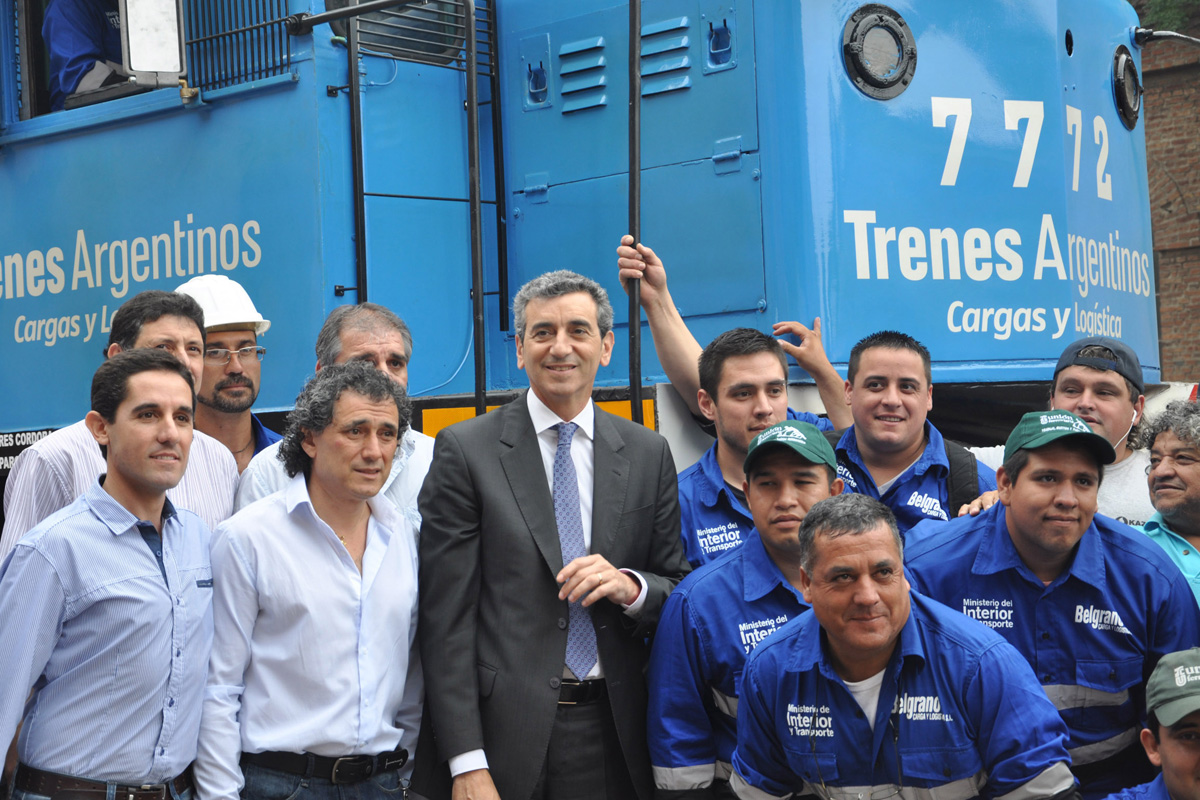 Randazzo anunció inversión para las obras en el ferrocarril entre Córdoba y Rosario