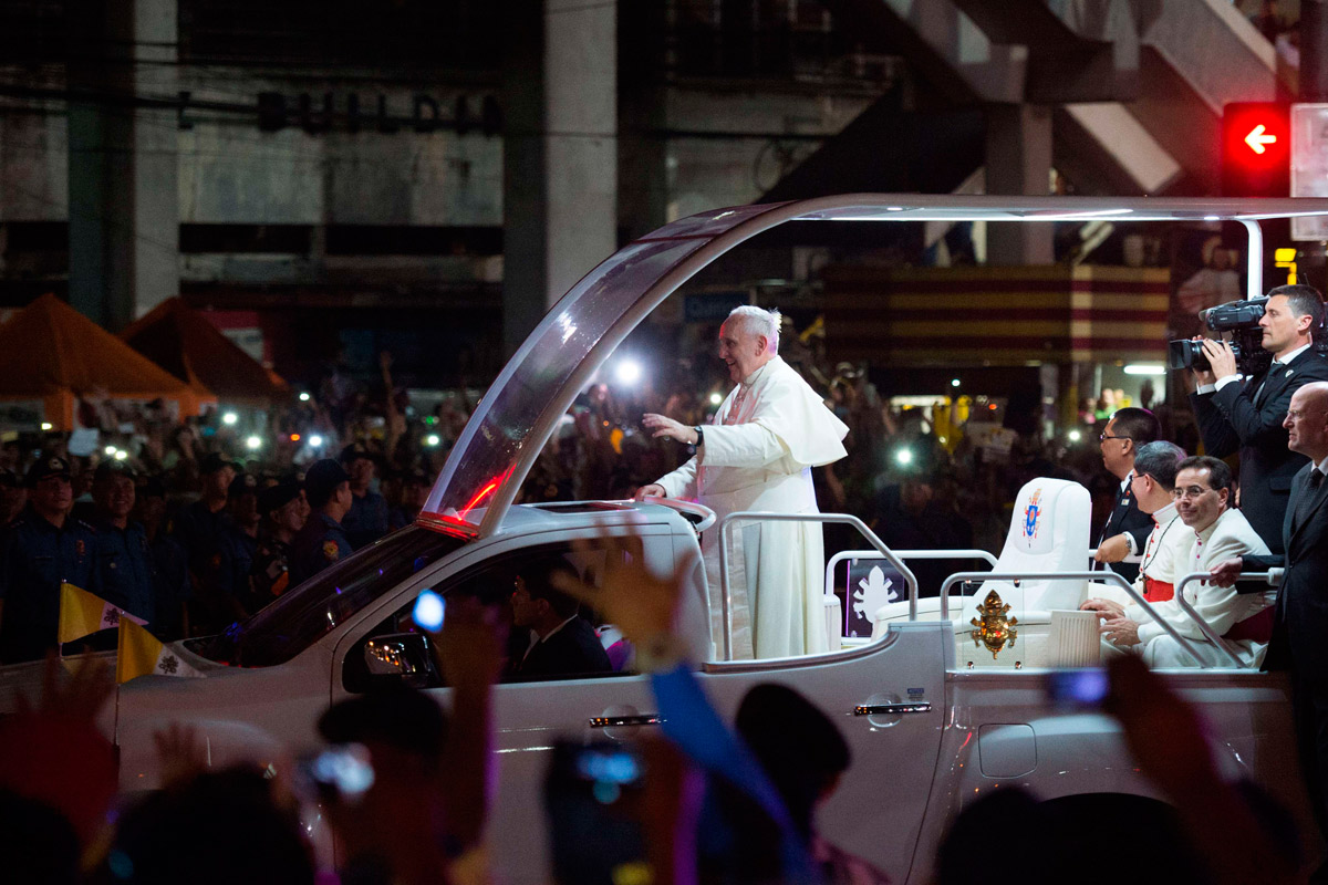 El Papa llegó a Filipinas
