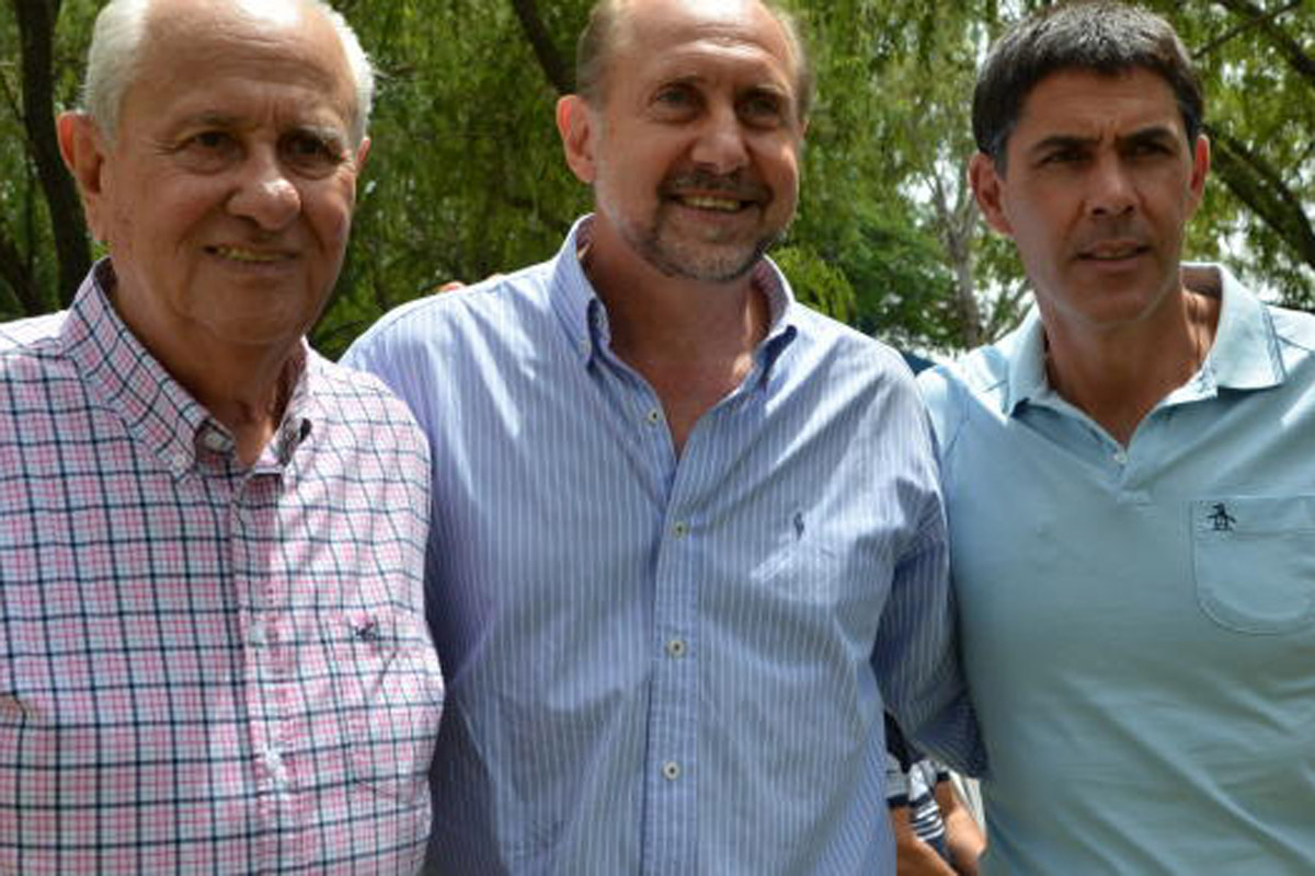 Perotti, Ramos y Cavallero en Puerto San Martín