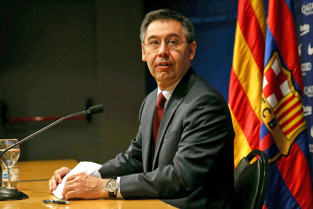 El presidente de Barcelona fue acusado por fraude fiscal