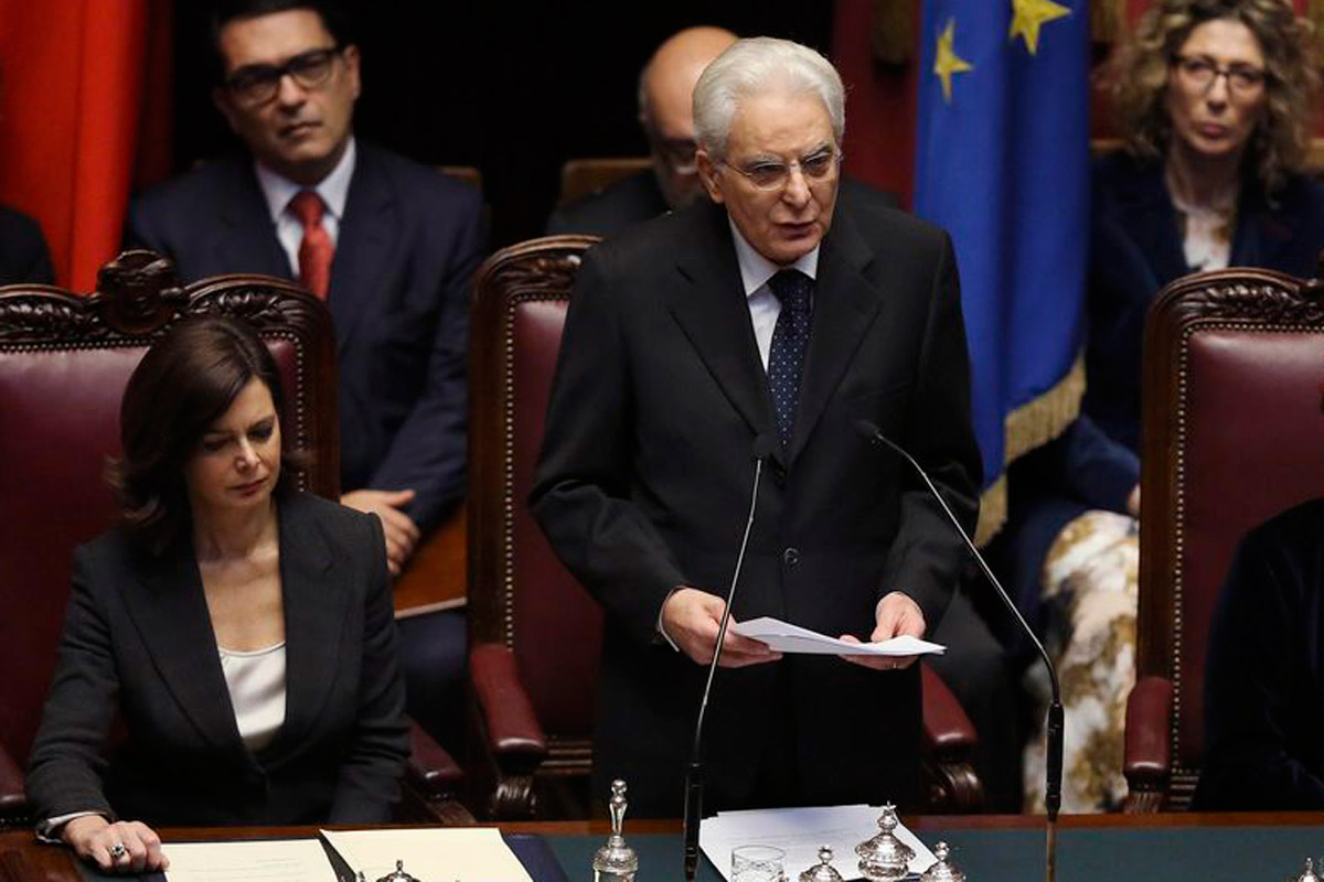 Italia tiene nuevo presidente