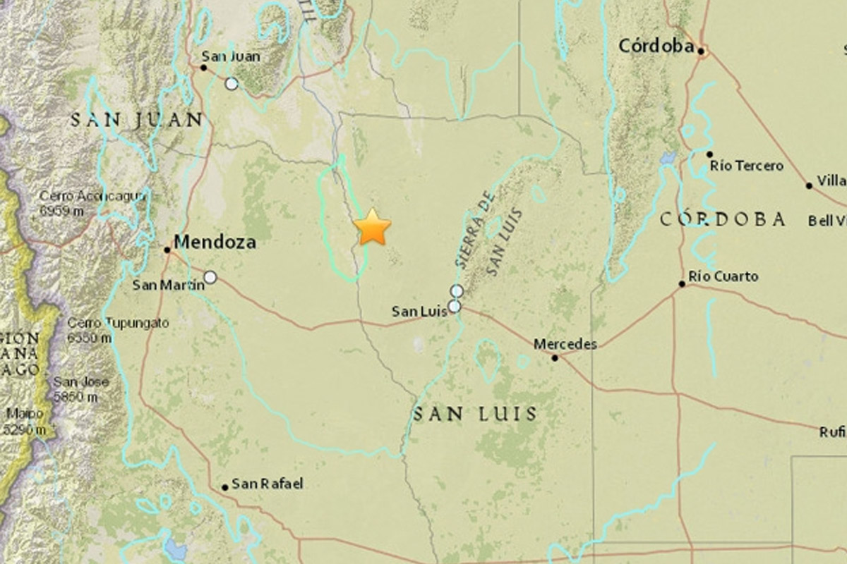 Fuerte sismo en San Luis y parte de la región cuyana