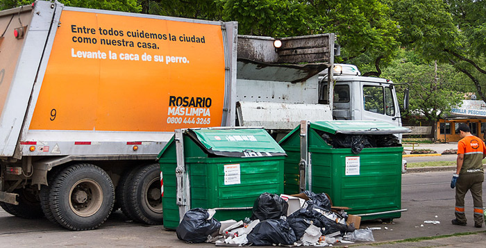 Controversias en Rosario por la recolección de basura