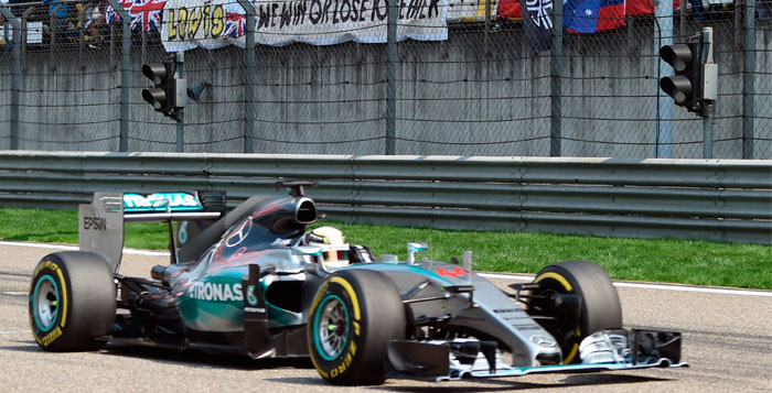 Lewis Hamilton dominó cómodo el GP de China