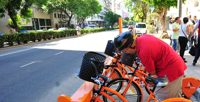 Más de mil personas usaron el sistema de bicicletas públicas