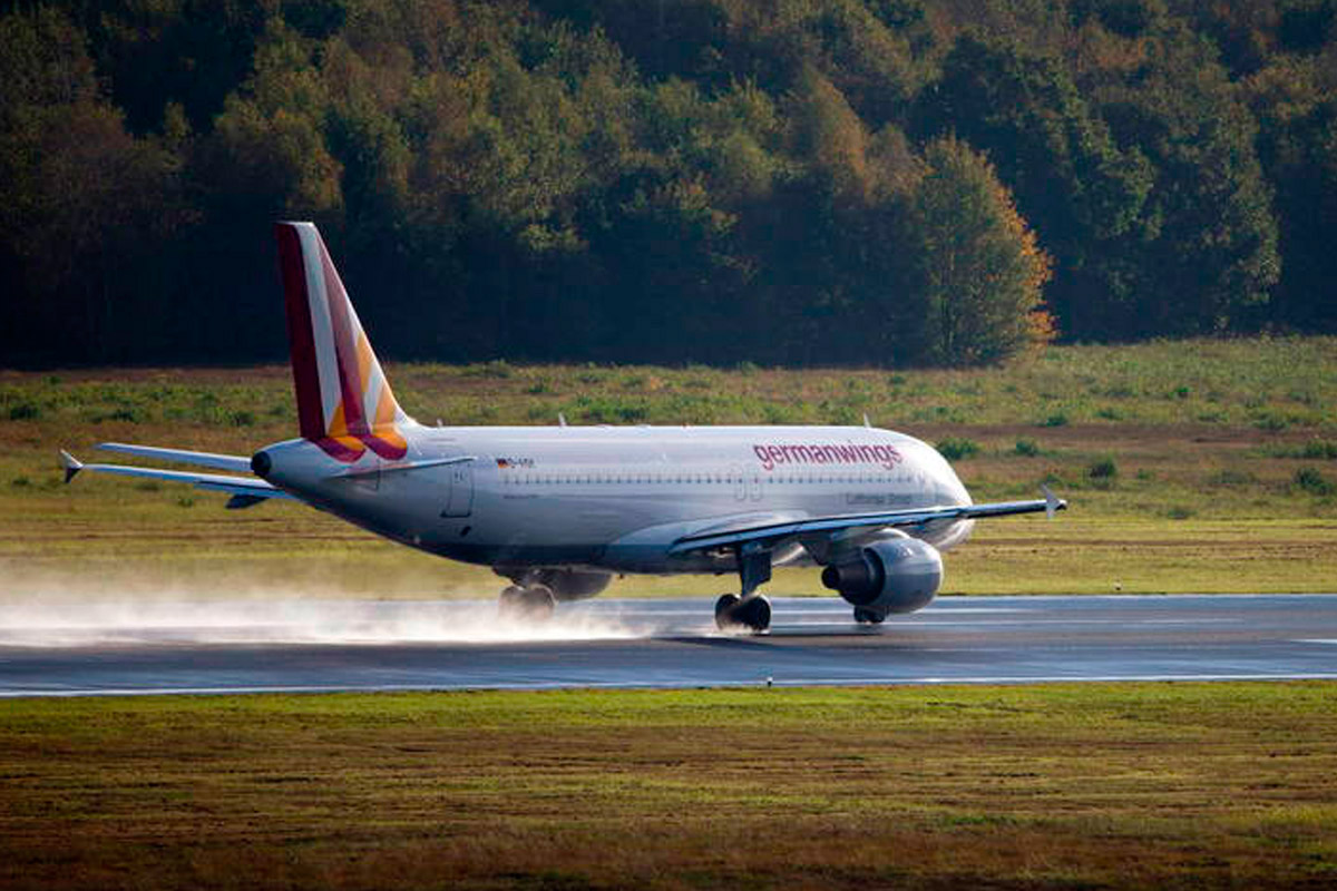 Aterrizó de emergencia un avión de Germanwings