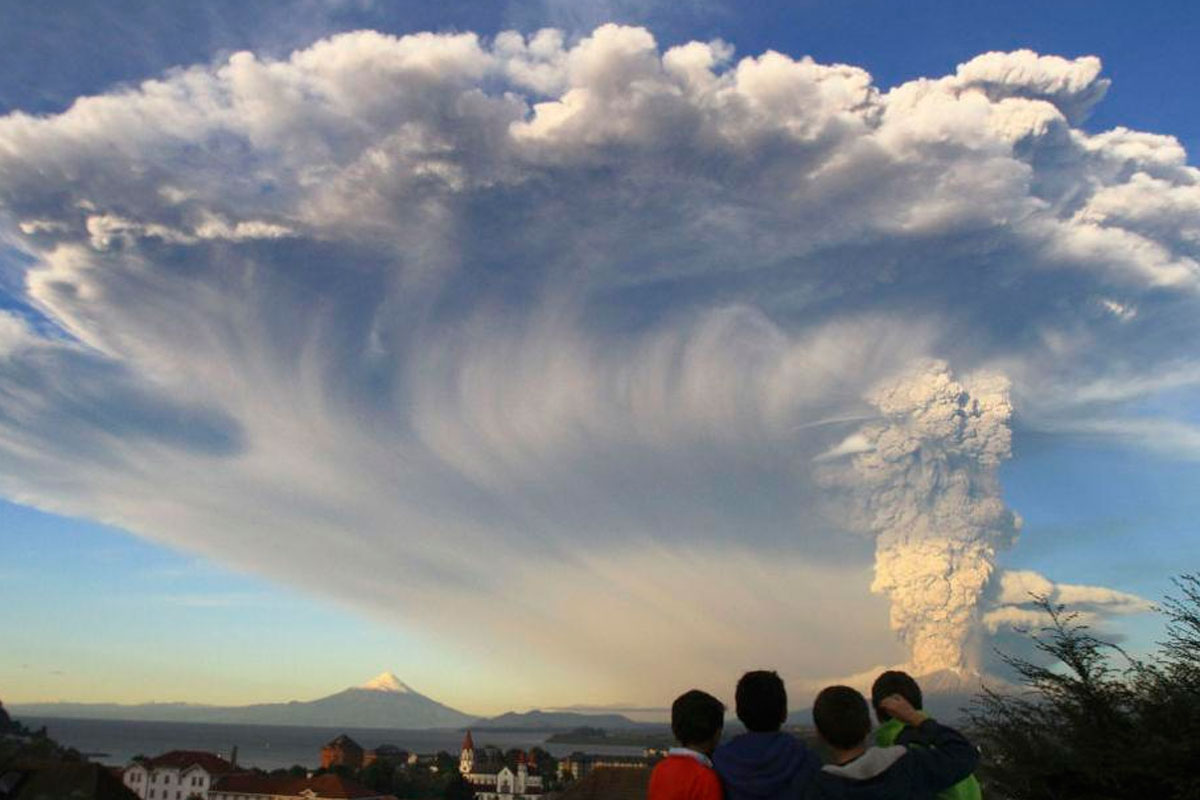 El volcán afecto las tierras más productivas de Chile