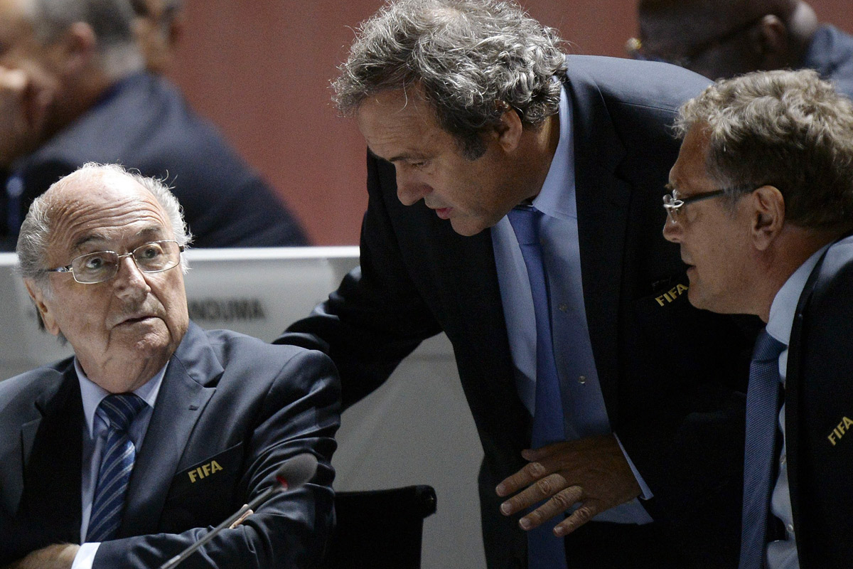 Blatter inauguró el congreso de la Fifa