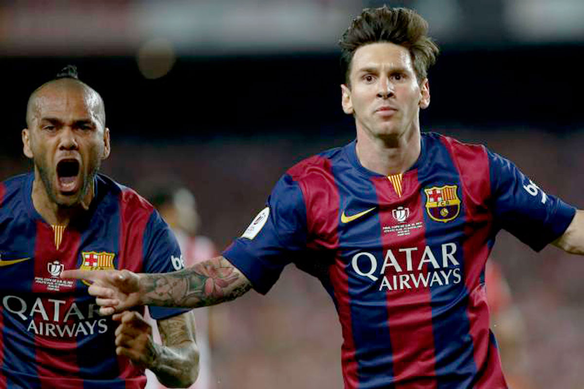 Con Messi, el Barça logra la conquista de la Copa del rey