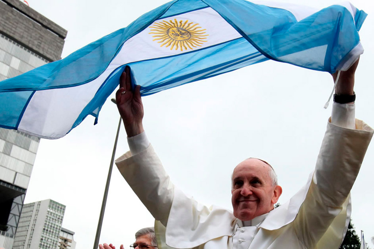 El papa envió «bendición al pueblo argentino»