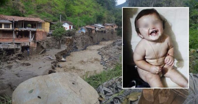 Colombia: niño de 11 meses sobrevivió a la avalancha