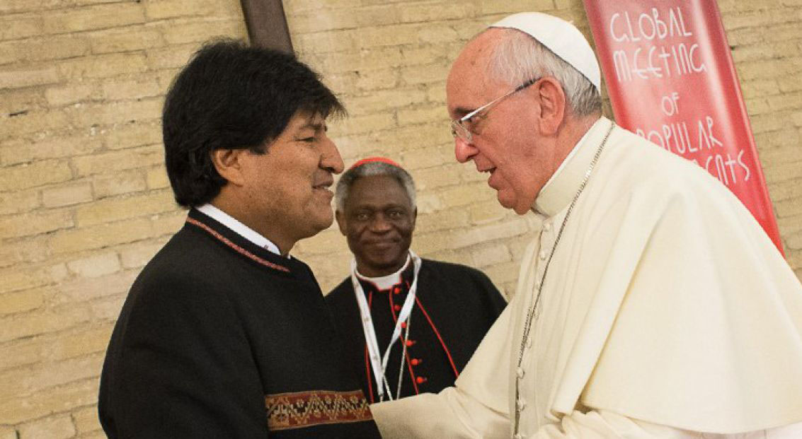 El Papa comienza el segundo día de su estadía en Bolivia
