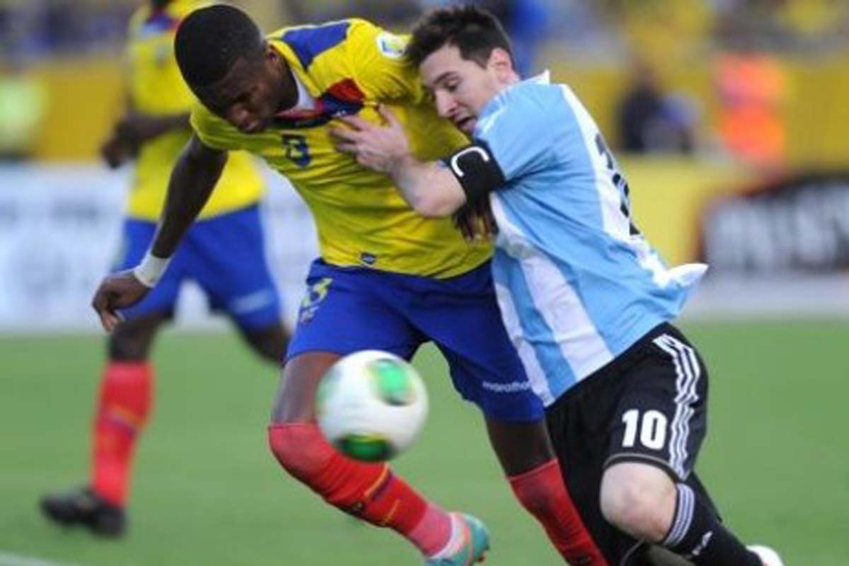 Argentina debutará ante Ecuador en las eliminatorias