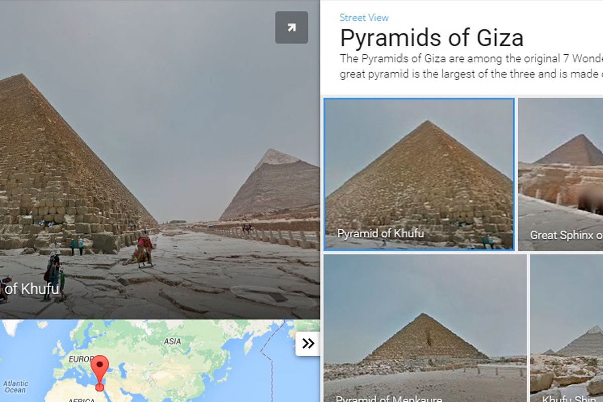 Los ocho destinos más buscados en Google Earth
