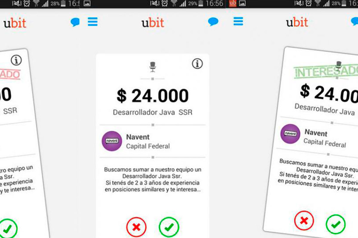 «Ubit»: nueva App para buscar trabajo desde tu celular