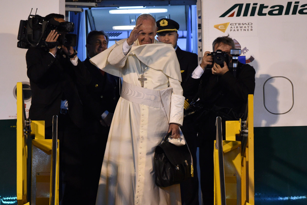 Llegó el descanso para el Papa: regresó a Roma