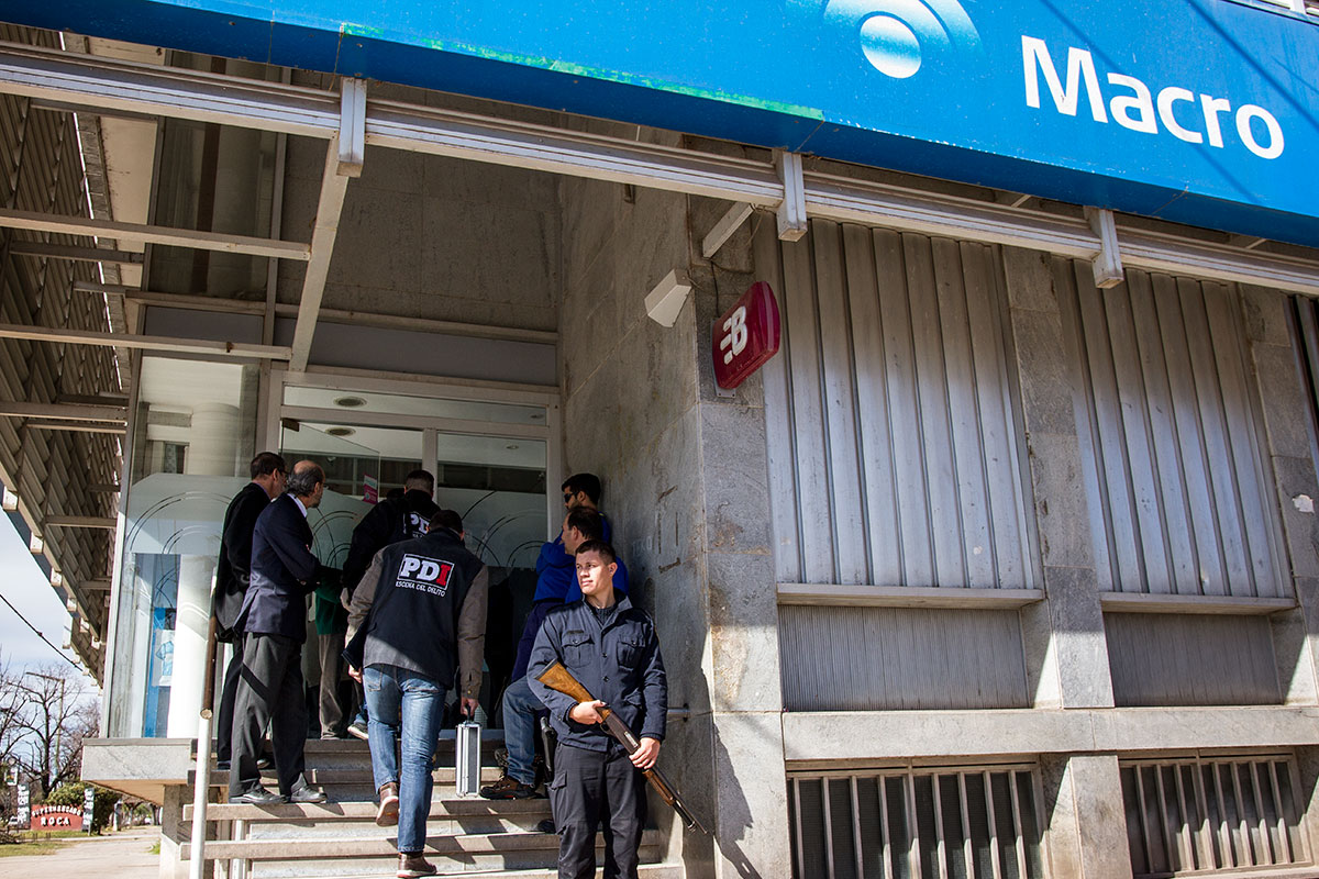 Un nuevo detenido por el robo al banco Macro de Roldán