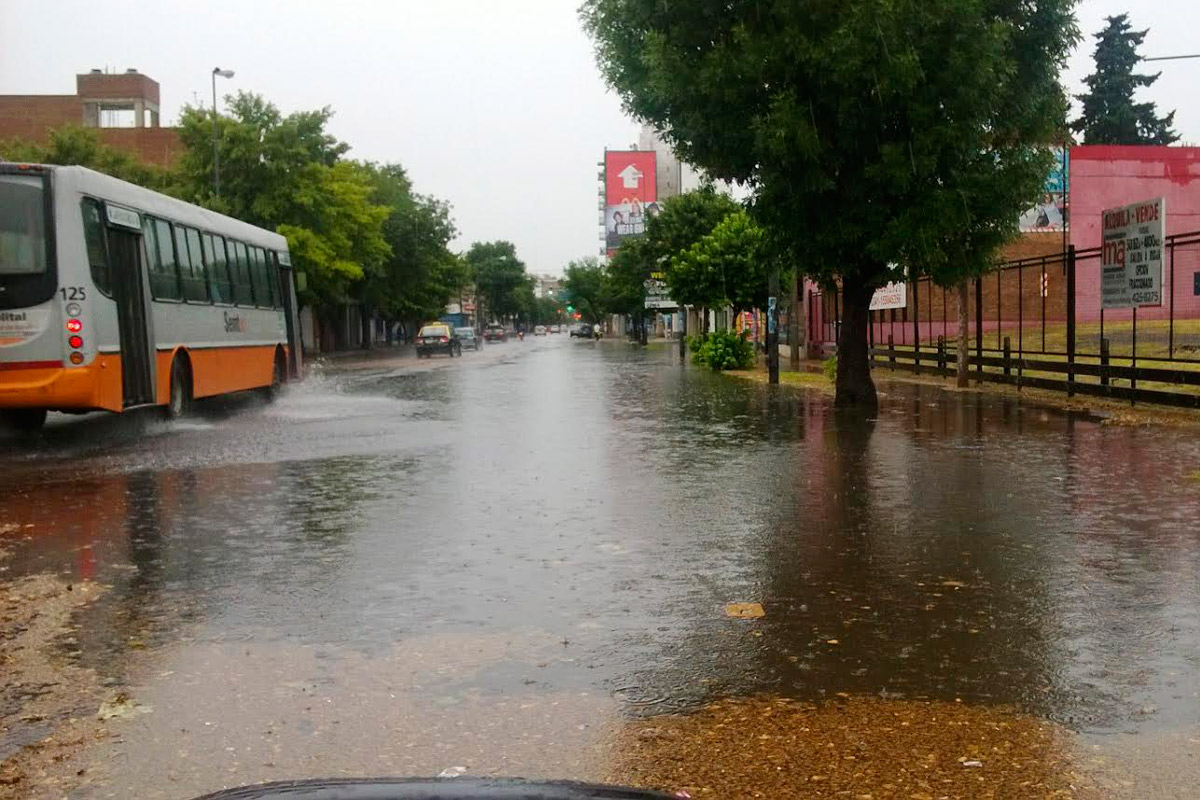 Rosario y la región afectadas por el temporal