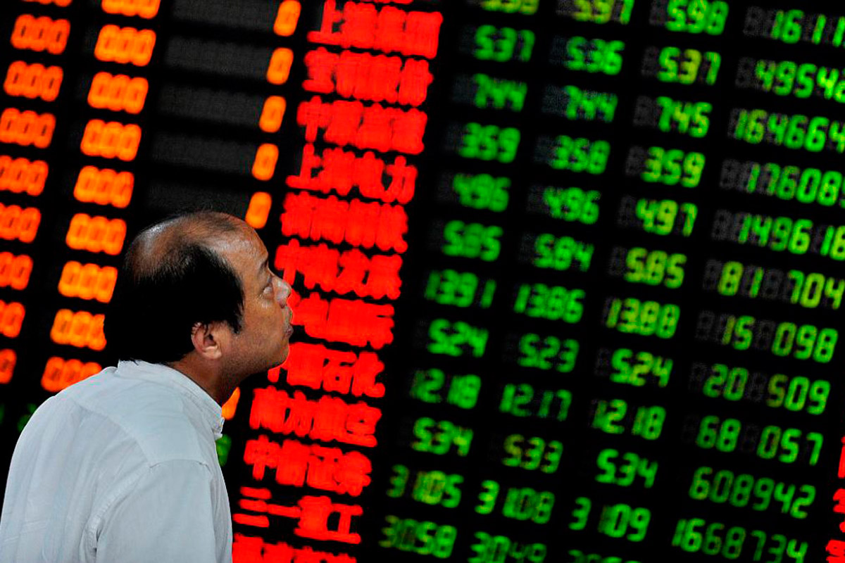 Alerta en China debido a las bajas en los mercados