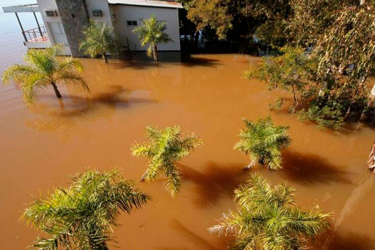 Isleños del delta del Paraná sufren los efectos de temporal