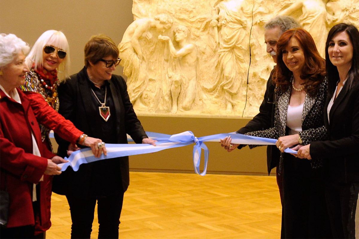 Cristina inauguró salas en el Museo de Bellas Artes
