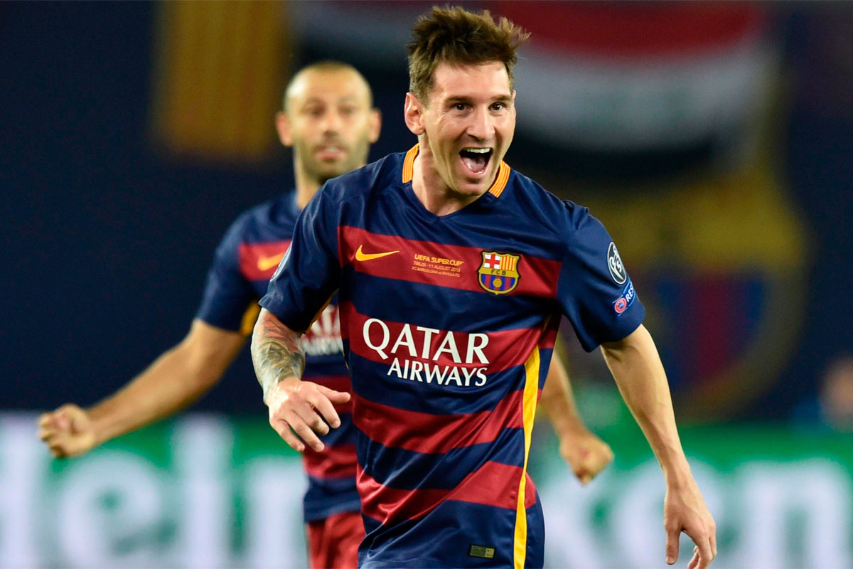 Con dos goles de Messi, el Barsa logró la Supercopa de Europa