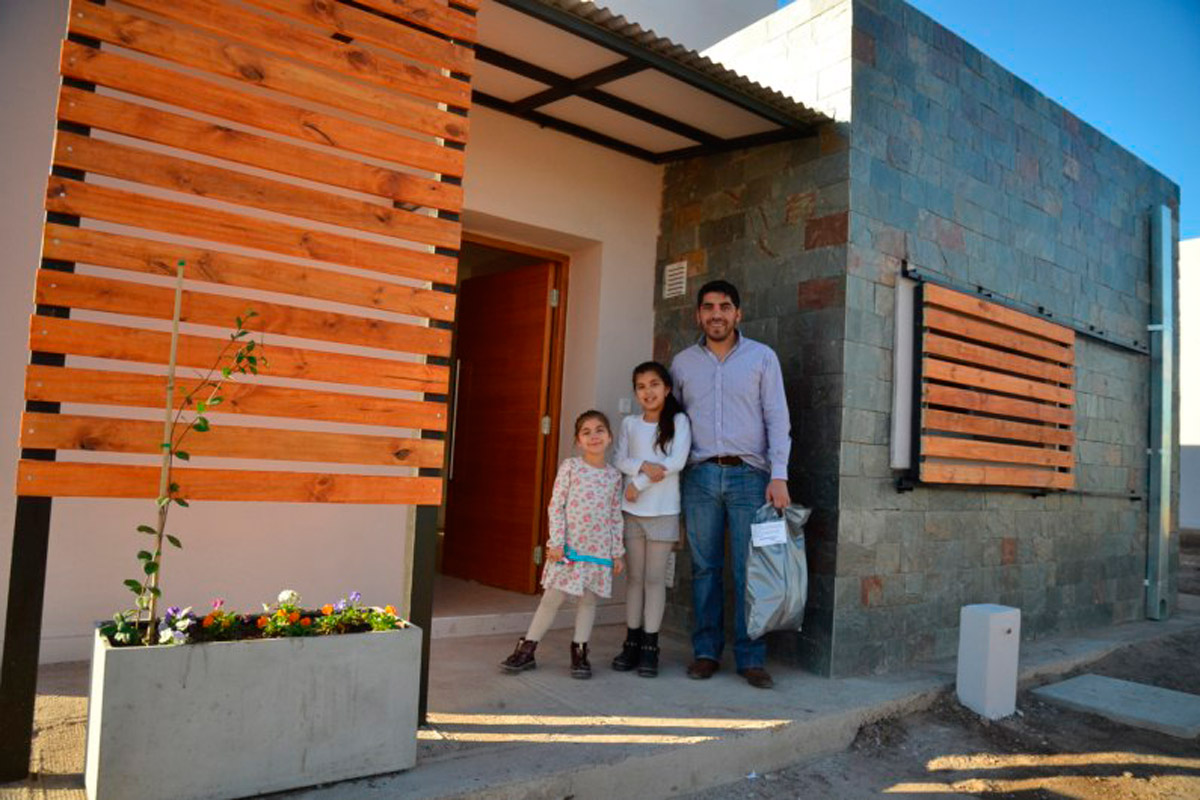 San Luis inauguró el primer barrio bioclimático del país