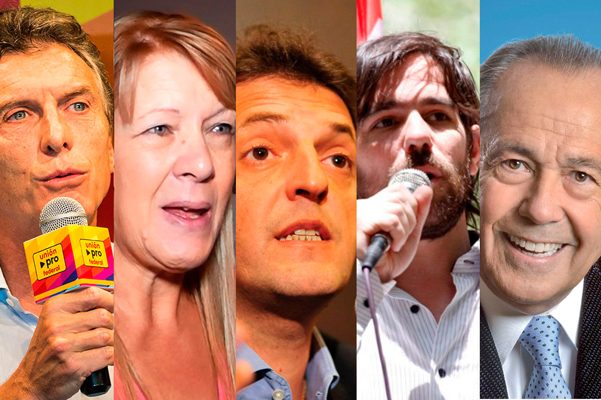 Un debate presidencial con cinco candidatos y sin Scioli