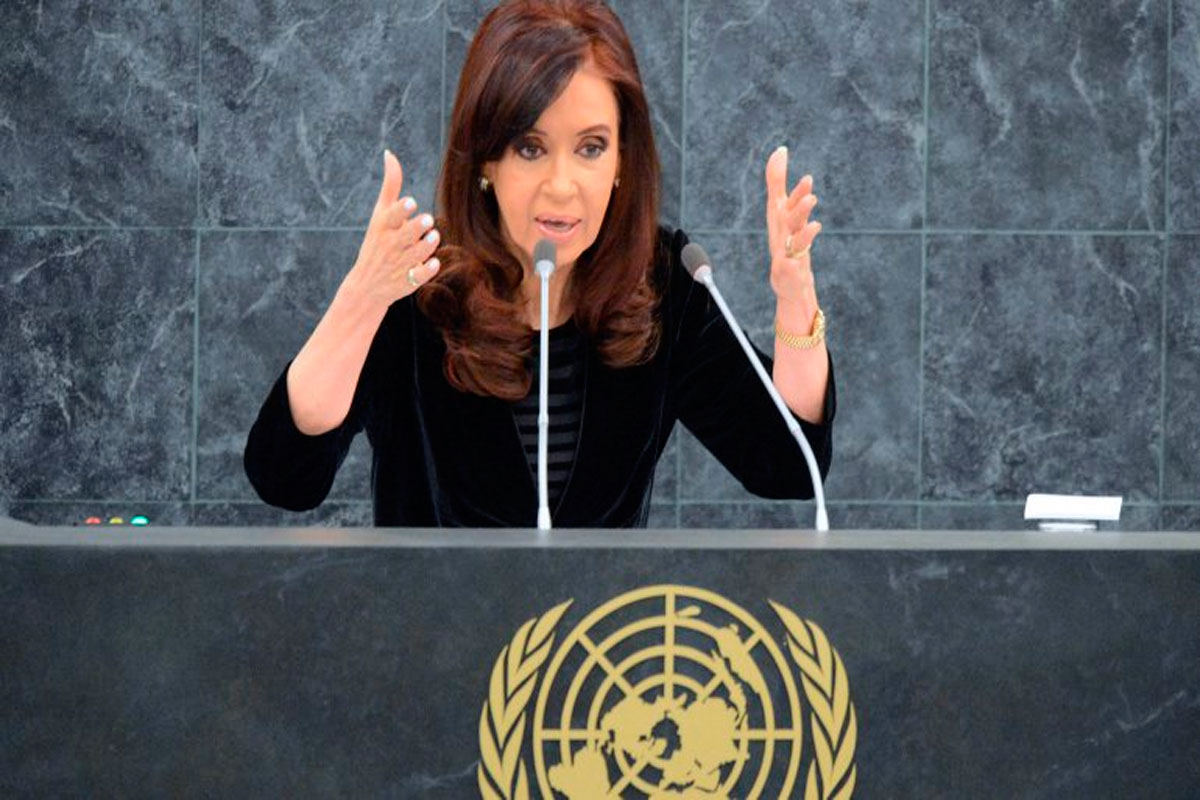 Cristina llegó a Nueva York y hablará en Naciones Unidas