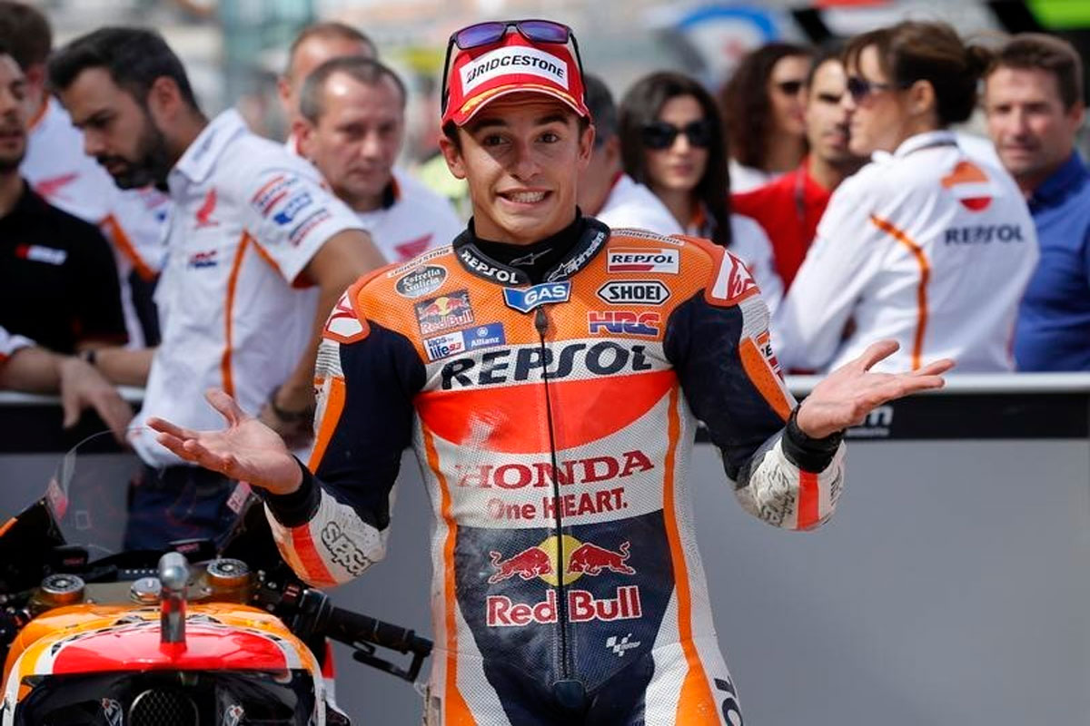 El campeón Márquez logro  la “pole” en el GP de Aragón