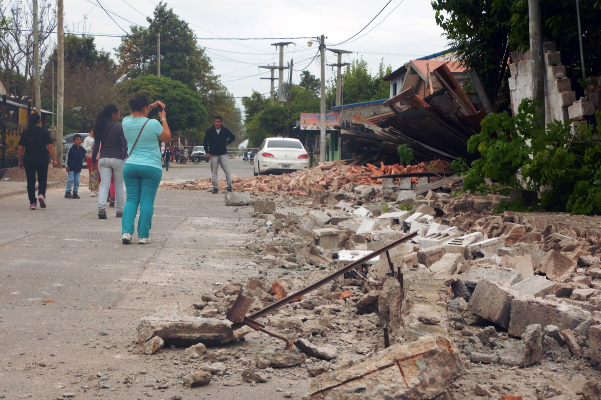 Las Fuerzas Armadas evalúan daños tras el sismo en Salta