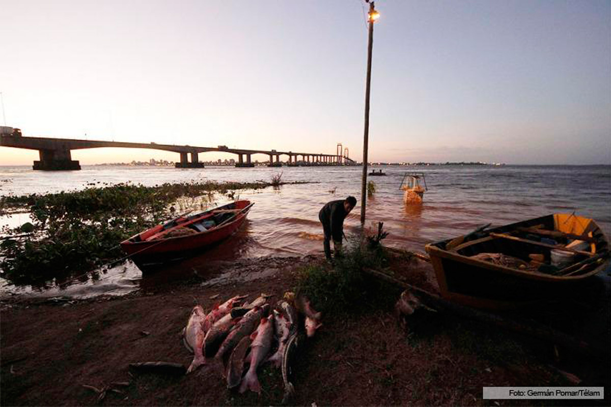 Chaco: nivel de alerta por la crecida del río Paraná