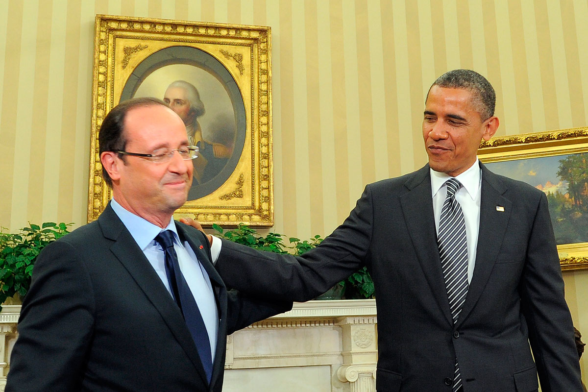 Hollande y Obama  buscan fortificar lucha contra el EI