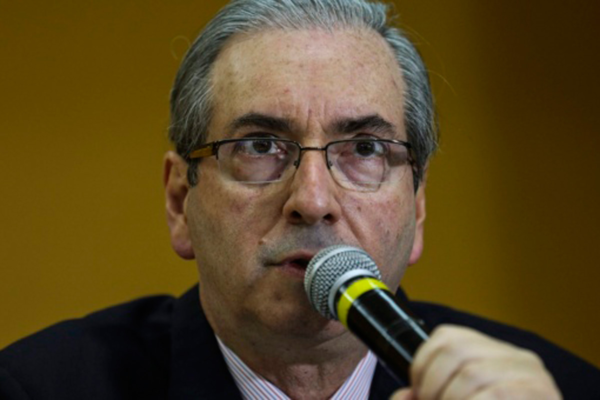 Presidente de diputados de Brasil en vía de destitución