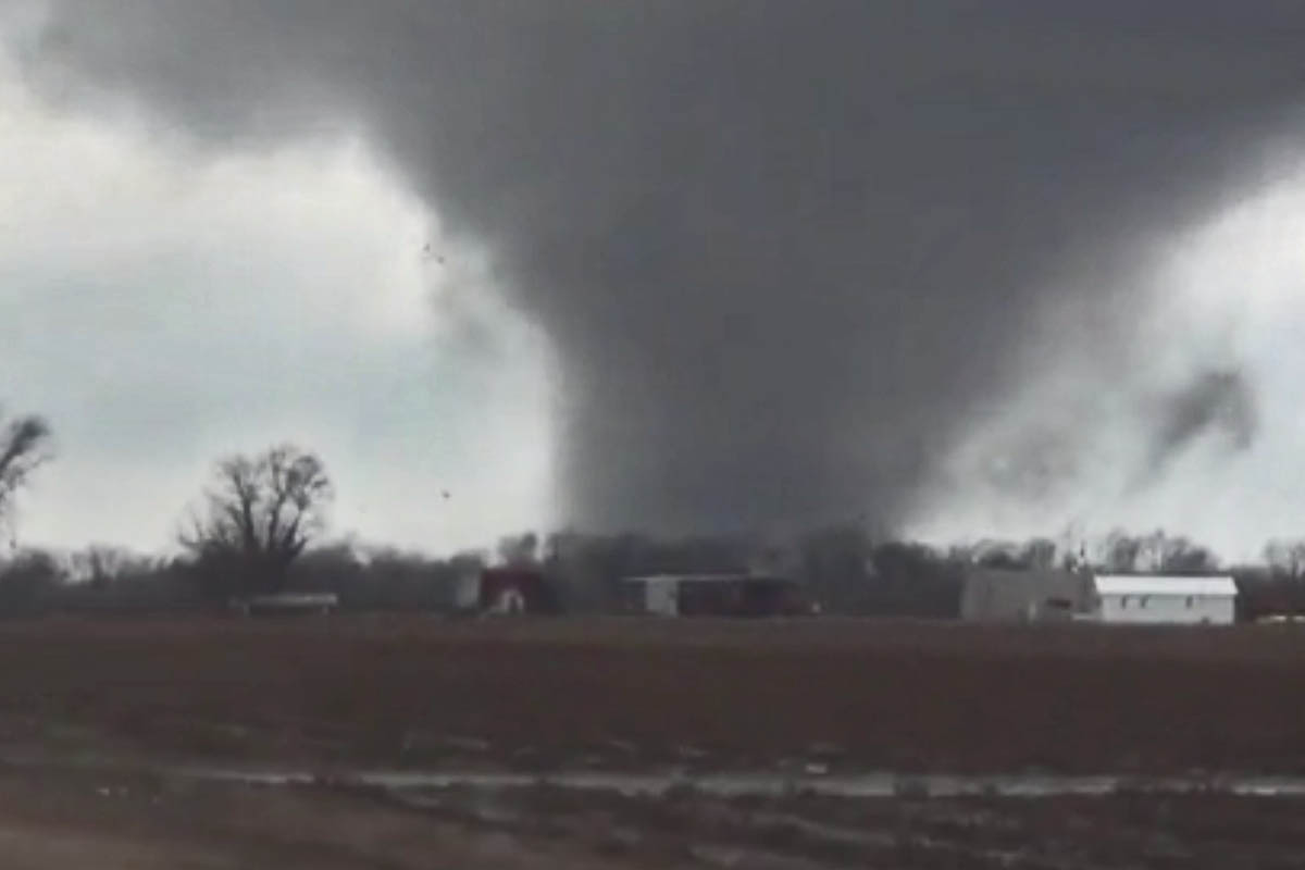 Murieron 7 personas por tornados en Estados Unidos