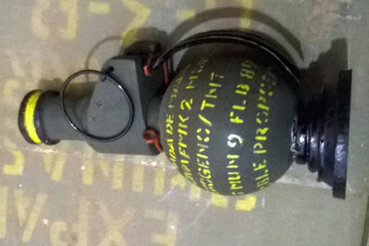 Hallaron una granada en un súper chino de Timbúes