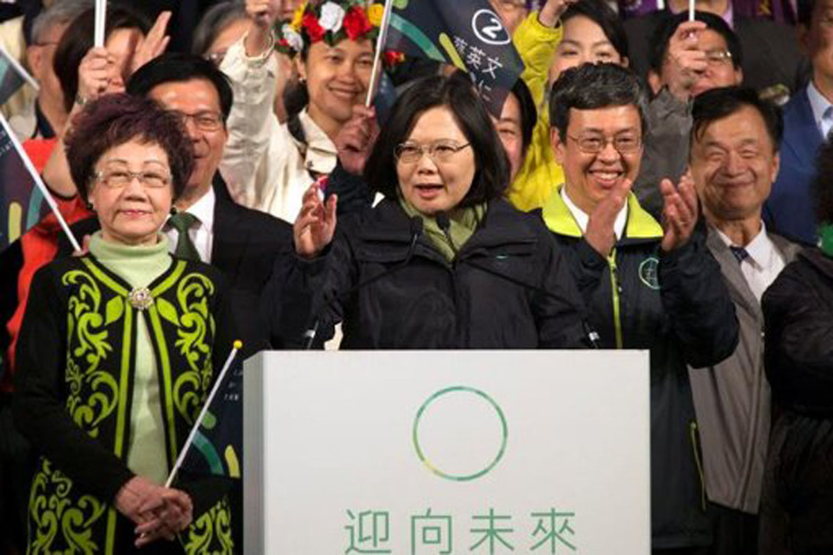 Por primera vez, una mujer será presidenta de Taiwán