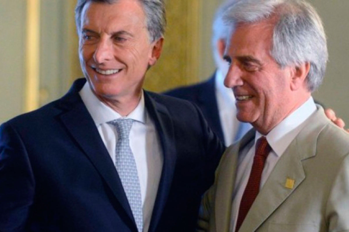 Macri se reúne en Colonia con el presidente de Uruguay