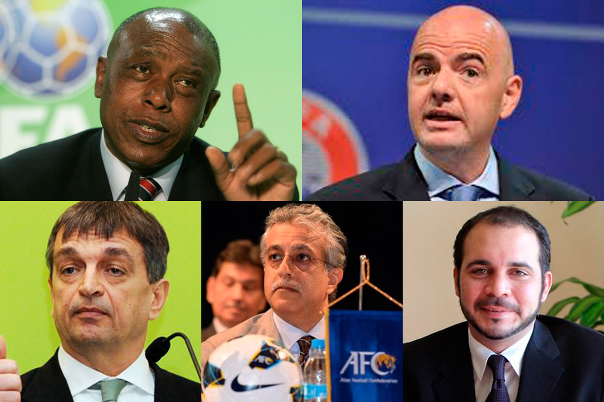 La Fifa confirma a los cinco candidatos a suceder a Blatter