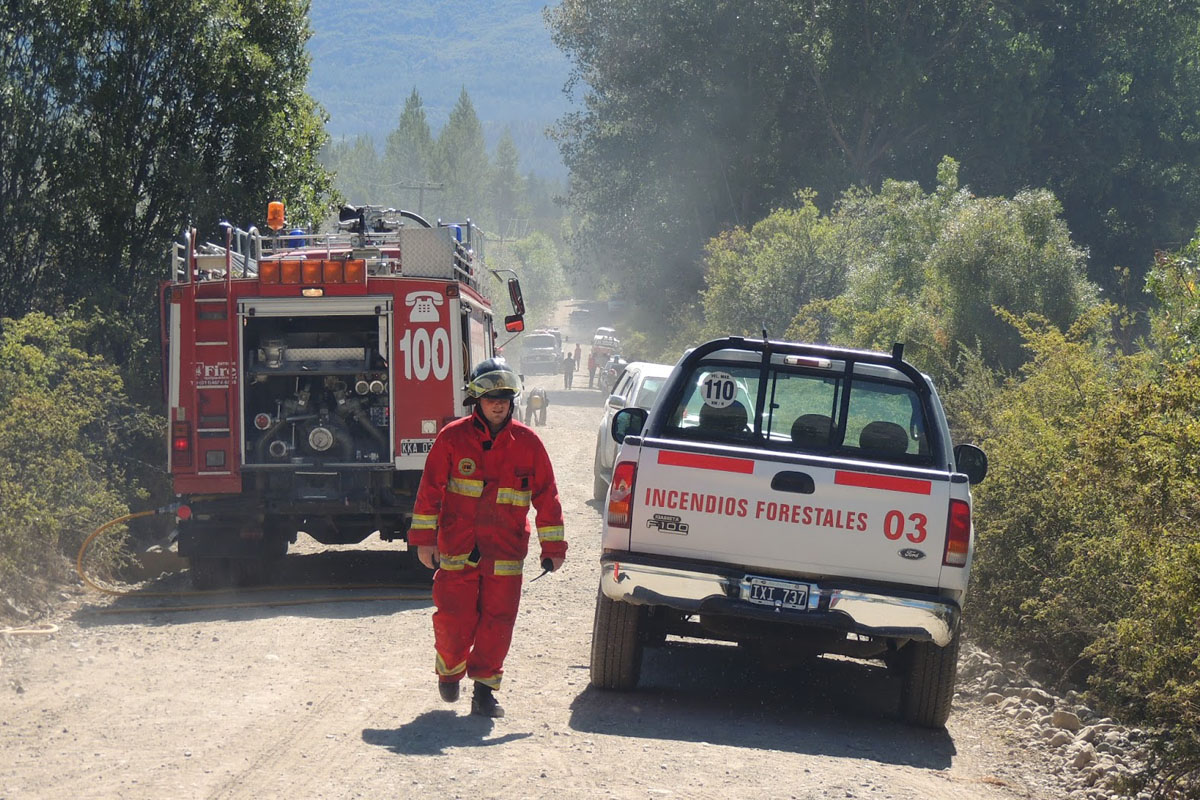 Chubut: dos detenidos por los incendios de bosques