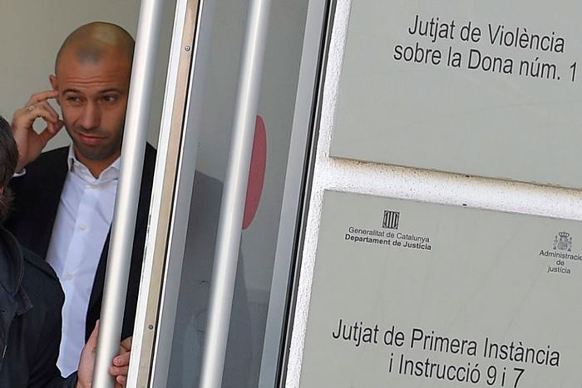 Mascherano aceptó un año de cárcel por fraude fiscal