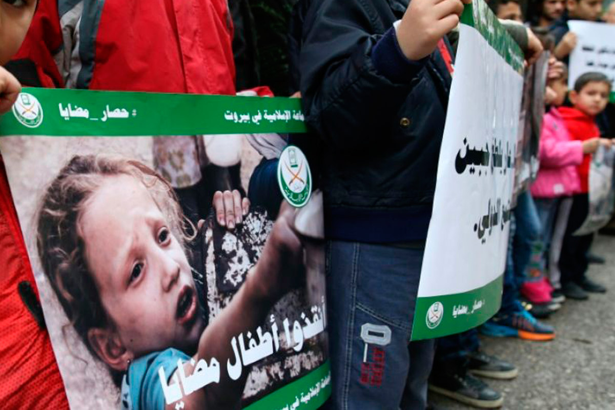 Mueren de hambre en Siria 23 personas durante un asedio