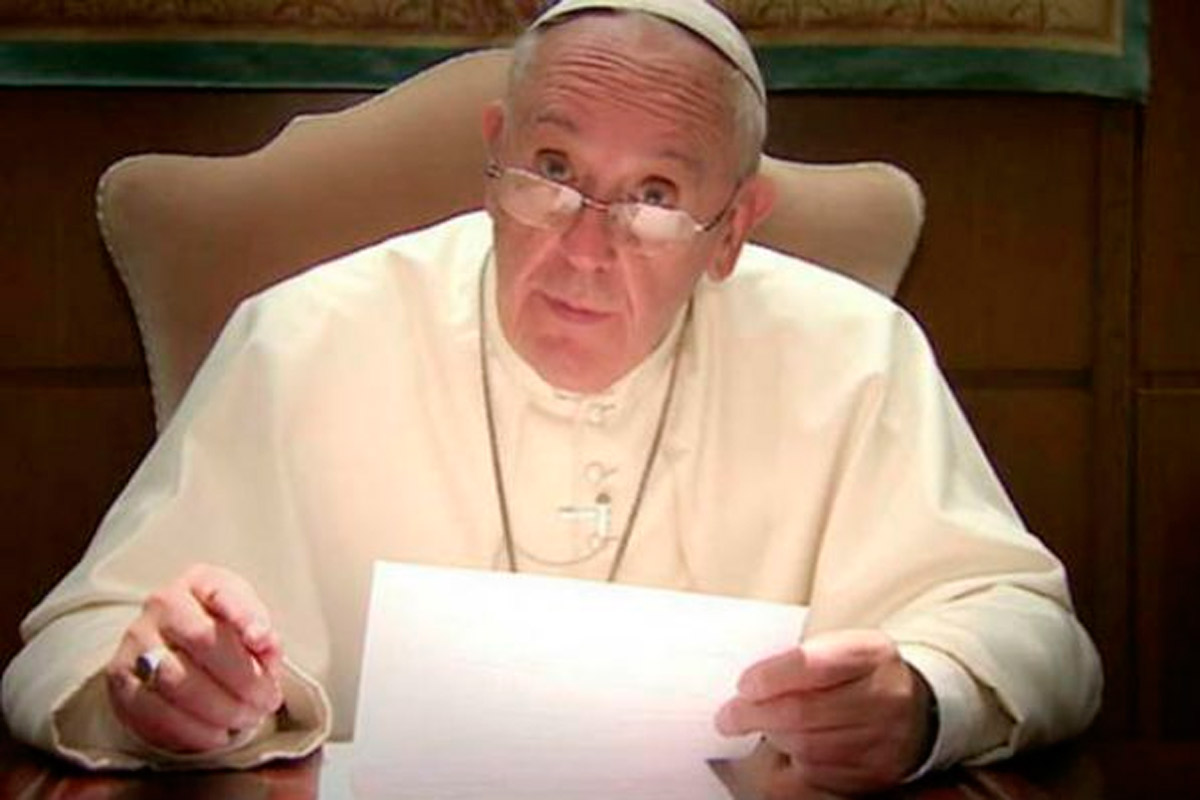 El papa Francisco criticó que el hombre “se esfuerza en destruir el mundo”