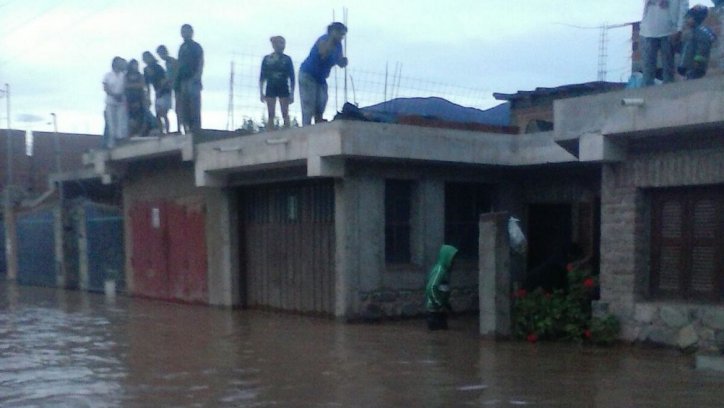Más de 200 evacuados en Jujuy por las precipitaciones